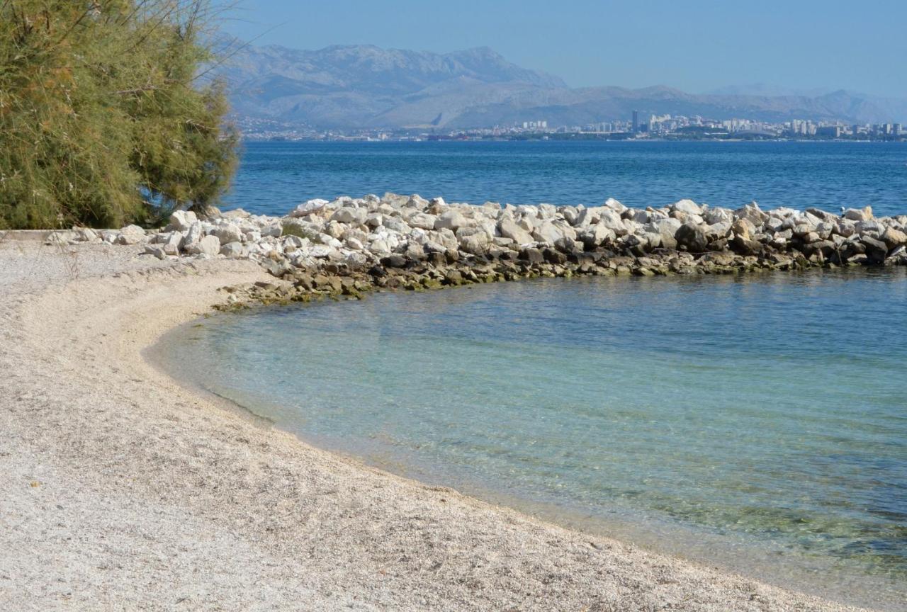 Luxury Apartment White Crystal Kastela Bagian luar foto
